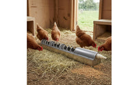 Poultry Drinking Trough Chicken Water Trough Leak-Resistant Automatic Waterer for Backyard Coops