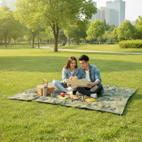 Outdoor Camping Mini Ground Tarp Waterproof Sunshade Tent Mat Moisture-proof Picnic Blanket