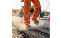 Asphalt Shoes with Straps Heavy-Duty Asphalt Shoes Easy to Maintain Footwear for Road Pavers, Construction Workers