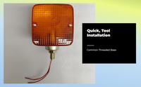 Forklift LED double-sided square turn marker front lamp