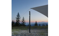 Telescopic Tarp Pole Portable Aluminum Alloy Shelter Pole Adjustable Tarp Poles Sturdy Duty Retractable Shelter Rods for Campers