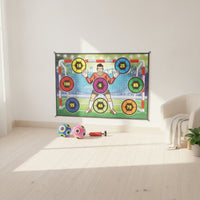 Hanging Football Target Mat