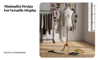 Lightweight Clothing Display Stand Sturdy Female Torso Mannequin Stable Base Adjustable Dress Form Portable for Boutique Owners, Online Sellers, Fashion Designers, Photo Studio, Market Stall, Home Decor