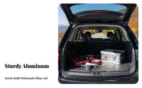 Waterproof Aluminum storage Case Lockable Storage Box Large Capacity Equipment Container Long-lasting for Outdoor fans, Vehicle Owners, Camping, Outdoors, Car Trunk, vehicle Bed