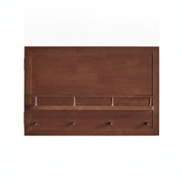 Wooden Power Meter Cabinet Cover with Hooks Space-Saving Power Meter Cabinet Cover with Shelf Vertical for Hallway