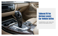 Carbon Fiber Gear Knob Cover for Luxury Car, Interior Upgrade, Fits 3 Series, 5 Series, 5GT, 7 Series, X3, X Line, X5, X6