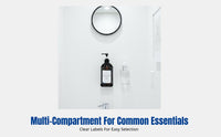 Hotel Wall-Mounted Shower Gel Dispenser, Manual Press Soap Dispenser, Space-Saving Bathroom Organizer, Modern Minimalist Design
