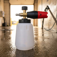 Spray Bottle for Car Cleaning and Car Wash, High Pressure Pump Sprayer with Copper Foam Lance, Quick Release Adjustable Nozzle
