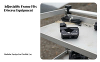 Height Adjustable Camera Production Cart Large Capacity Cinematic Production Camera Cart Effortless Mobility Photography Equipment Trolley All-Terrain Wheels for Live Streamers, Cinematic Graphers, Photographers, Outdoor, on Location S, Studio