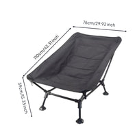 Lounge Chair with Carry Bag Portable Low Reclining Chair Furniture for Camping