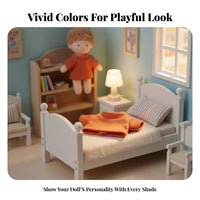 13cm Doll top Color Doll T-Shirt DIY Fun Miniature Short Sleeve Shirt