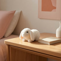 Soft Bunny Adorable Soft Rabbit Bunny Figurine Decorative Rabbit Figurine Mini for Collectors, Desk, Bookshelf