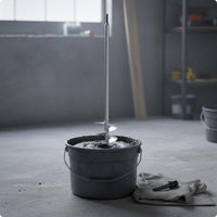 Spiral Mixing Rod Extra Long Cement Mixer Attachment Heavy Duty Paint and Mortar Mixer Paddle for Bricklayers, Painters