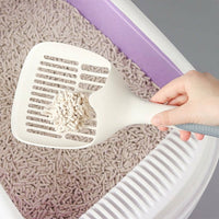 Cat Waste Sifter with Fine Mesh Holes, Large Size Square Sifter for Multi-Cat Homes, Tool for Rapid Pan Maintenance