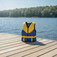 Padded Life Vest with Zipper High-Density Buoyancy Aid with Adjustable Belt Long-Lasting Life Jacket with Adjustable Straps Comfortable for Paddleboarding