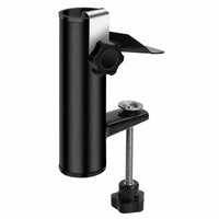 Tightening Knob Deck Umbrella Clamp Metal Umbrella Clamp Wing Handle Outdoor Shade Gear Adjustable for Balcony, Beach
