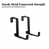 Adjustable Hanging Planter Shelf sturdyDuty bloom Pot Holder Easy Installation