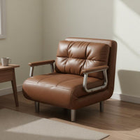 Folding Sofa Bed Space Saving Convertible Armchair Bed Easy to Convert Single Sleeper Chair for Small Areas, Study Room