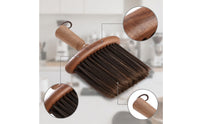 Coffee Cleaning Brush Wooden Handle Coffee Brush Dense Bristles for Baristas, Espresso Station