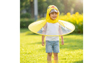 Yellow Duck Raincoat Lightweight Hooded Rain Poncho Long-Lasting Hooded Raincoat Handshands-off for Rainy Days, School Runs