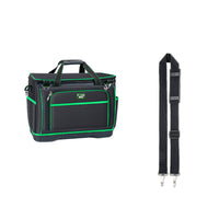 Multi-Pocket Electrician Tool Bag Large Capacity Hard Bottom Tool Bag Wear-Resistant for Mechanics, Construction