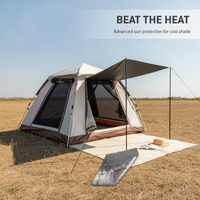 Automatic Pop-Up Camping Tent with Sun Protection and Rainproof Features, Portable Folding Design for Outdoor Expeditions