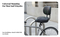 Electric Tricycle Saddle with Backrest