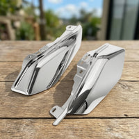 Bolt-on Motorcycle Heat Shields Aerodynamic Motorcycle Deflector Covers Contoured Easy to Install for Motorcyclists, Road Touring