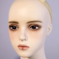 Mannequin Head with Shoulders Professional Mannequin Bust Form Lightweight for Salons