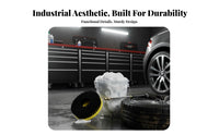 Electric Drill Cleaning Brush Bristles Drill-Powered Scrubber Attachment Set Heavy Duty for Car Cleaners, Cleaning Technicians, Restroom, Kitchen