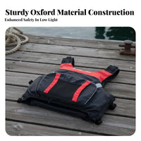 Adult Flotation Device Lightweight Fishing Flotation Device Waterproof Nylon Kayaking Buoyancy Vest for Kayakers, Paddlers, Sailing, Boating