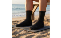 Wear-Resistant 3mm Neoprene Water Socks Shielding Anti-Slip Dive Socks Quick-Dry Thermal Snorkeling Booties Foldable for, Diving, Rafting