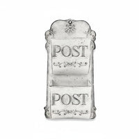 Vintage Mailbox Wall Decor Decorative Retro Iron Mailbox Rustic Wall Mail Organizer for Garden, Entryway, Porch