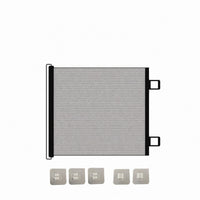 Space-Saving Retractable Pet Gate Secure Retractable Safety Gate No-Drill for Apartments
