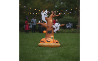 Outdoor Inflatable Tree Spooky Inflatable with LED Lights Inflate Yard Decoration Tall for Lawn