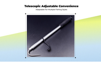 Telescopic Stainless Steel Fish Hook, Saltwater Use