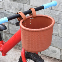 Front Woven Bike Basket Vintage Retro-Themed Bike Basket Gift Idea for Biking