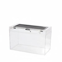 Crystal Herpetofauna Enclosure 360 Degree View Gecko Habitat Box