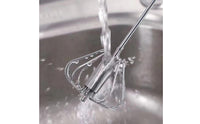 Manual Semi-Automatic Whisk Rust-Resistant Rotary Whisk Lightweight Utensil Sturdy for Home Bakers