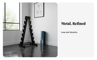 6-Pair Dumbbell Stand Commercial Grade A-Shaped Stand Dumbbell Rack Heavy Duty A-Shape Weight Tree for Home Gym Users, Fitness Enthusiasts