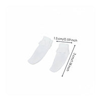 BJD Doll Socks Fashionable 1/12 Scale Leg Warmers Realistic Detail Scale Figure Stockings