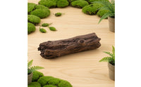 Tree Stump Ornament Realistic Log Section Textured Landscape Piece for Collectors