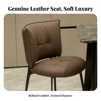 Curved rear Armchair High rearrest Living Room Seating Upholstered Soft Padding for Design aficionados, Showroom, Cafe, Bedroom