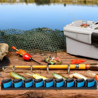 9 Slot Fishing Rod Rack Space Saving Fishing Rod Storage Rack for Home, Garage