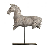 Tabletop Horse Ornament Textured Home Contemporary Style