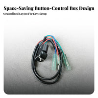 Direct Replacement Outboard Engine Trim Tilt Switch Easy Installation Boat Engine Tilt Switch Resistant Vehicle Part Long-Lasting for DIY Boaters, Marine Mechanics
