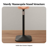 Female Head Model Display stand Mannequin Head Stand Hat Display Mannequin for Hair Stylists, Cosplayers, Salon, Retail Store