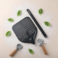 Aluminum Pizza Paddle High Temperature Resistant Long Handle Pizza Paddle Peel for Home Cooks, Restaurant