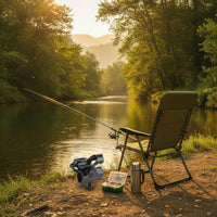 Adjustable Chair Rod Holder Rotatable Rod Holder with Clamp Universal Bracket Long-Lasting for Anglers
