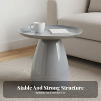 Modern Transparent Side Table Lightweight Clear Acrylic End Table Lucite Nightstand Versatile Easy to Clean for Bedroom